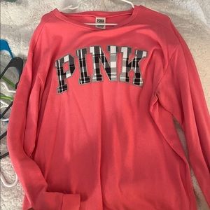 pink long sleeve tee